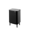 Bo Waste Bin Hi, 12L Matt Black 8710755227226 Brabantia 96dpi 1000x1000px 7 NR 30742