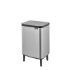 Bo Waste Bin Hi, 12L Matt Steel Fingerprint Proof 8710755227264 Brabantia 96dpi 1000x1000px 7 NR 30266