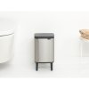 Bo Waste Bin Hi, 4L Matt Steel Fingerprint Proof 8710755227103 Brabantia 96dpi 1000x1000px 7 NR 30414