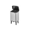 Bo Waste Bin Hi, 4L Matt Steel Fingerprint Proof 8710755227103 Brabantia 96dpi 1000x1000px 7 NR 30227