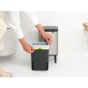Bo Waste Bin Hi, 4L Matt Steel Fingerprint Proof 8710755227103 Brabantia 96dpi 1000x1000px 7 NR 30410