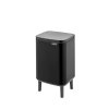 Bo Waste Bin Hi, 7L Matt Black 8710755227141 Brabantia 96dpi 1000x1000px 7 NR 30236