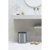Bo Waste Bin, 12L Matt Steel Fingerprint Proof 8710755230486 Brabantia 96dpi 1000x1000px 7 NR 30641