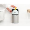Bo Waste Bin, 4L Matt Steel Fingerprint Proof 8710755222849 Brabantia 96dpi 1000x1000px 7 NR 30325