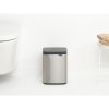 Bo Waste Bin, 4L Matt Steel Fingerprint Proof 8710755222849 Brabantia 96dpi 1000x1000px 7 NR 30329