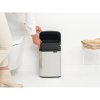 Bo Waste Bin, 7L Brilliant Steel 8710755222948 Brabantia 96dpi 1000x1000px 7 NR 30350