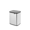 Bo Waste Bin, 7L Brilliant Steel 8710755222948 Brabantia 96dpi 1000x1000px 7 NR 30153