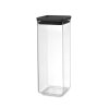 Square Canister, 2.5L, TASTY+ Dark Grey 8710755122408 Brabantia 96dpi 1000x1000px 7 NR 15467
