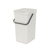 Sort & Go Waste Bin, 16L Light Grey 8710755213465 Brabantia 96dpi 1000x1000px 7 NR 25853