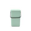 Sort & Go Waste Bin, 25L Jade Green 8710755212765 Brabantia 96dpi 1000x1000px 7 NR 25734