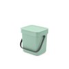 Sort & Go Waste Bin, 3L Jade Green 8710755211683 Brabantia 96dpi 1000x1000px 7 NR 25711