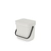 Sort & Go Waste Bin, 3L Light Grey 8710755213229 Brabantia 96dpi 1000x1000px 7 NR 25842