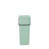Sort & Go Recycle Bin, 40L Jade Green 8710755212826 Brabantia 96dpi 1000x1000px 7 NR 25740