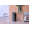Laundry Bin, 35L, Plastic Lid Matt Black 8710755242342 Brabantia 96dpi 1000x1000px 7 NR 35486