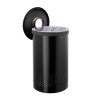Laundry Bin, 60L, Plastic Lid Matt Black 8710755242380 Brabantia 96dpi 1000x1000px 7 NR 34829