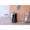 Laundry Bin, 60L, Plastic Lid Matt Black 8710755242380 Brabantia 96dpi 1000x1000px 7 NR 35492