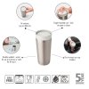 Make & Take Insulated Cup, 0.36L Light Grey 8710755228704 Brabantia 96dpi 1000x1000px 7 NR 33440