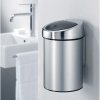 Touch Bin, 3L Matt Steel Fingerprint Proof 8710755378645 Brabantia 1000x1000px 7 NR 6848