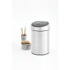 Touch Bin, 3L Matt Steel Fingerprint Proof 8710755378645 Brabantia 1000x1000px 7 NR 3227