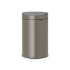 Touch Bin New, 40L Platinum 8710755114908 Brabantia 96dpi 1000x1000px 7 NR 13336