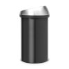 Touch Bin, 60L Matt Black 8710755402548 Brabantia 96dpi 1000x1000px 7 NR 14280