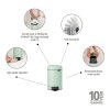 NewIcon Pedal Bin, 3L Jade Green 8710755233869 Brabantia 96dpi 1000x1000px 7 NR 36239