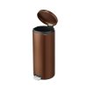 NewIcon Pedal Bin, 30L Warm Bronze 8710755238789 Brabantia 96dpi 1000x1000px 7 NR 42246