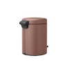 NewIcon Pedal Bin, 5L Satin Taupe 8710755233982 Brabantia 96dpi 1000x1000px 7 NR 35925