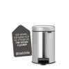 Pedal Bin newIcon, 3L Matt Steel 8710755113222 Brabantia 1000x1000px 7 NR 9753