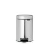 Pedal Bin newIcon, 3L Matt Steel Fingerprint Proof 8710755112164 Brabantia 1000x1000px 7 NR 1397