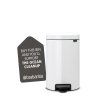 Pedal Bin newIcon, 12L White 8710755111969 Brabantia 1000x1000px 7 NR 9606
