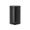 Pedal Bin newIcon, 12L Matt Black 8710755113741 Brabantia 1000x1000px 7 NR 1482