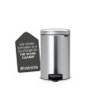 Pedal Bin newIcon, 12L Matt Steel 8710755113604 Brabantia 1000x1000px 7 NR 9821