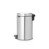 Pedal Bin newIcon, 12L Matt Steel Fingerprint Proof 8710755112041 Brabantia 1000x1000px 7 NR 1382