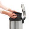 Pedal Bin newIcon, 12L Matt Steel Fingerprint Proof 8710755112041 Brabantia 1000x1000px 7 NR 3664