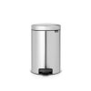 Pedal Bin newIcon, 12L Matt Steel Fingerprint Proof 8710755112041 Brabantia 1000x1000px 7 NR 1381
