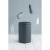 Pedal Bin newIcon, 20L Mineral Infinite Grey 8710755114182 Brabantia 1000x1000px 7 NR 9093
