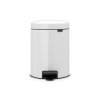 Pedal Bin newIcon, 5L White 8710755112065 Brabantia 1000x1000px 7 NR 1384