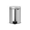 Pedal Bin newIcon, 5L Matt Steel 8710755112645 Brabantia 1000x1000px 7 NR 1423