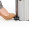 Pedal Bin newIcon, 5L Matt Steel Fingerprint Proof 8710755112102 Brabantia 1000x1000px 7 NR 3685