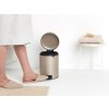 Pedal Bin newIcon, 5L Champagne 8710755304422 Brabantia 96dpi 1000x750px 7 NR 21504