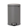 Pedal Bin newIcon, 20L Mineral Concrete Grey 8710755119163 Brabantia 1000x1000px 7 NR 12559