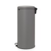 Pedal Bin newIcon, 30L Mineral Concrete Grey 8710755119187 Brabantia 1000x1000px 7 NR 12563
