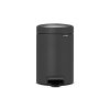 Pedal Bin newIcon, 3L Mineral Infinite Grey 8710755200465 Brabantia 1000x1000px 7 NR 13084