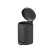 NewIcon Pedal Bin, 5L Mineral Infinite Grey 8710755200489 Brabantia 96dpi 1000x1000px 7 NR 35817