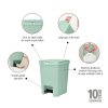StepUp Pedal Bin 25L Jade Green 8710755800283 Brabantia 96dpi 1000x1000px 7 NR 33508
