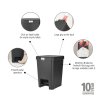 StepUp Pedal Bin 25L Dark Grey 8710755800269 Brabantia 96dpi 1000x1000px 7 NR 33507