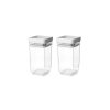 Tasty+ Stackable Canister, Set of 2 Light Grey 8710755230585 Brabantia 96dpi 1000x1000px 7 NR 35068