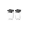 Tasty+ Stackable Canister, Set of 2 Dark Grey 8710755101137 Brabantia 96dpi 1000x1000px 7 NR 35050