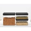 Tasty+ Stackable Canister, Set of 3 Dark Grey 8710755230783 Brabantia 96dpi 1000x1000px 7 NR 35027